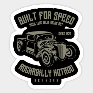 Built For Speed Sticker